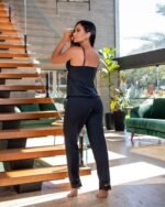 🖤 Trio Pijama Noite Elegante 🖤 - Imagem 3