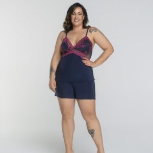 Shoty Doll Emy Plus Marinho/Bicolor