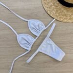 Biquini cortininha com Tiras