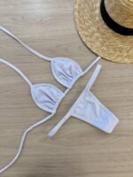 Biquini cortininha com Tiras