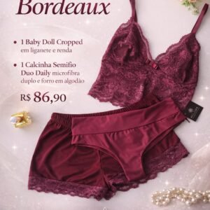 Combo Velvet Bordeaux