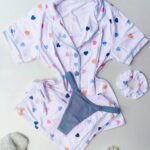 Pijama Americano Mini Corações