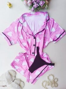 Pijama Americano Corações - Imagem 2