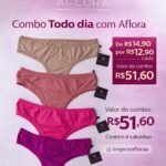 Calcinha todo dia com Aflora