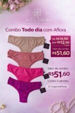 Calcinha todo dia com Aflora